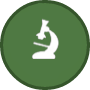 Laboratory testing and analysis icon